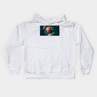 Soul Nebula, space telescope image (C010/6273) Kids Hoodie